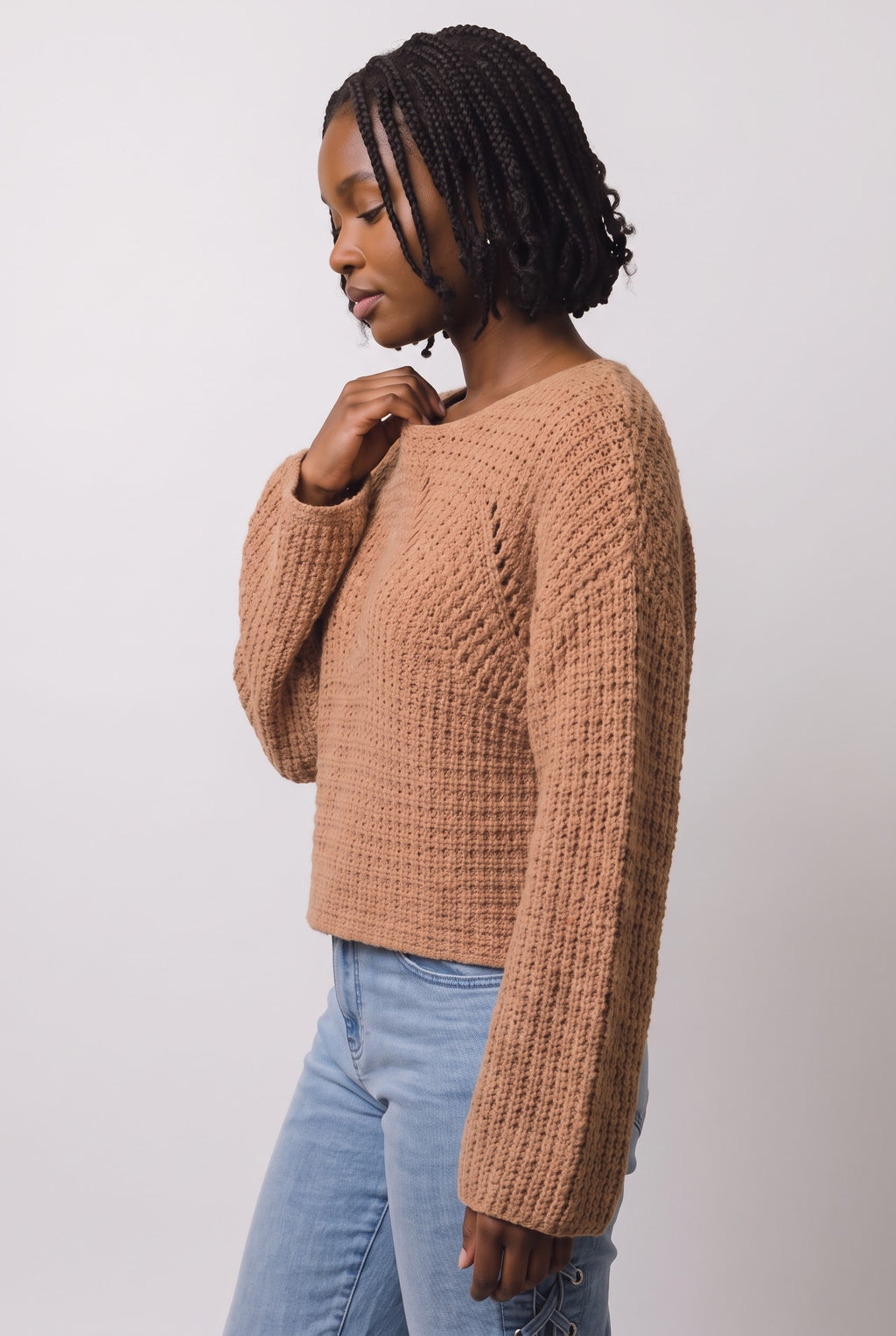 Pull Ample En Maille