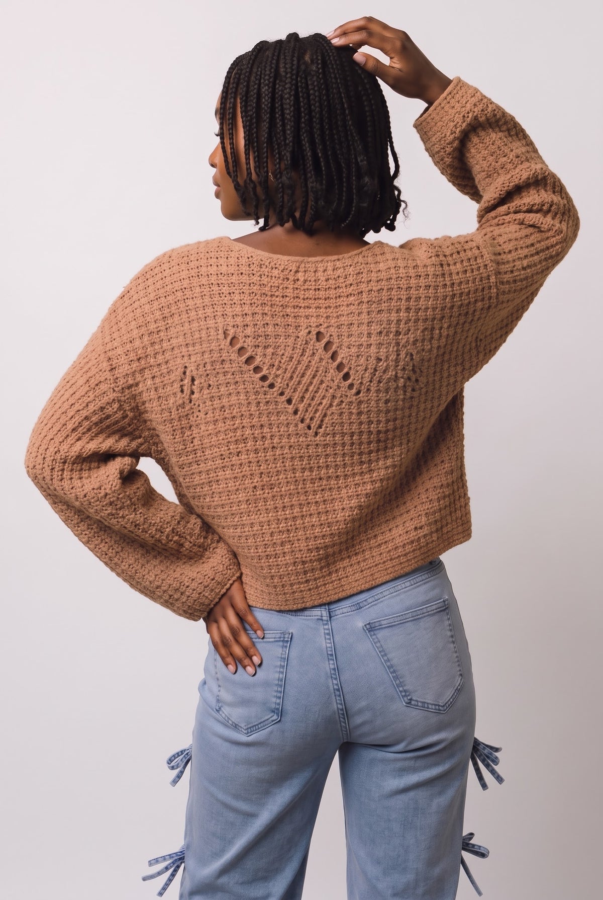 Pull Ample En Maille